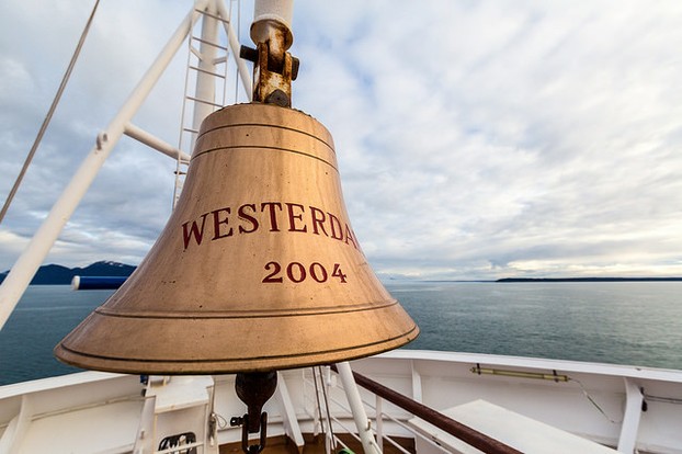 A Ships Bell on the Bow of a Boat