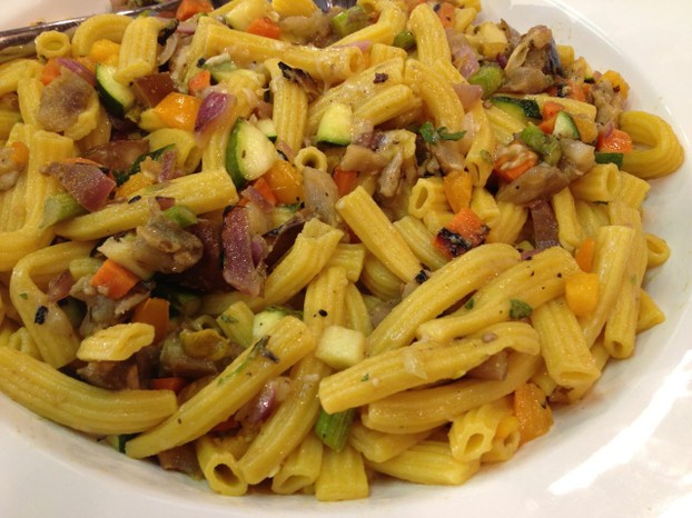 Pasta Primavera with Fresh Rigatoni